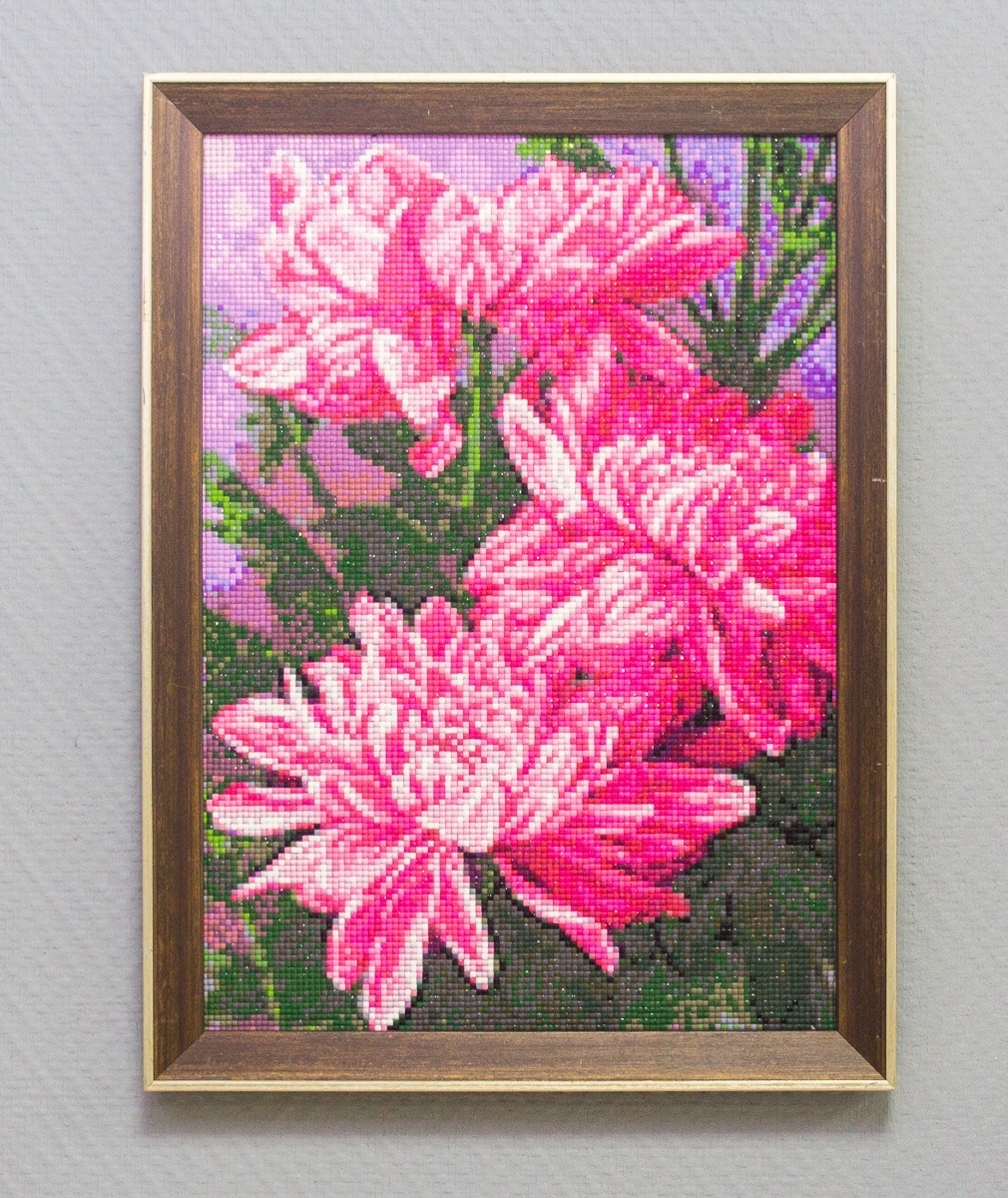 Chrysanthemums Diamond Painting Kit фото 3