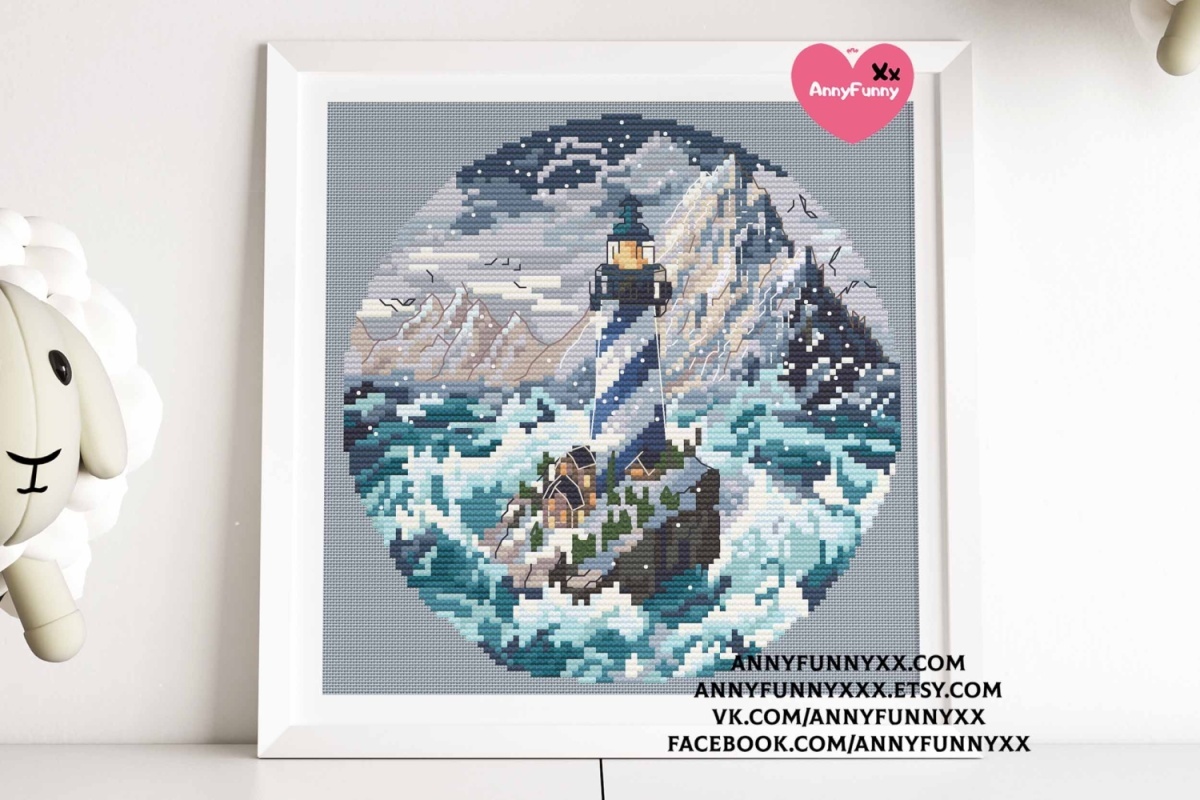 Ice Lighthouses. The Last Stronghold Cross Stitch Pattern фото 10