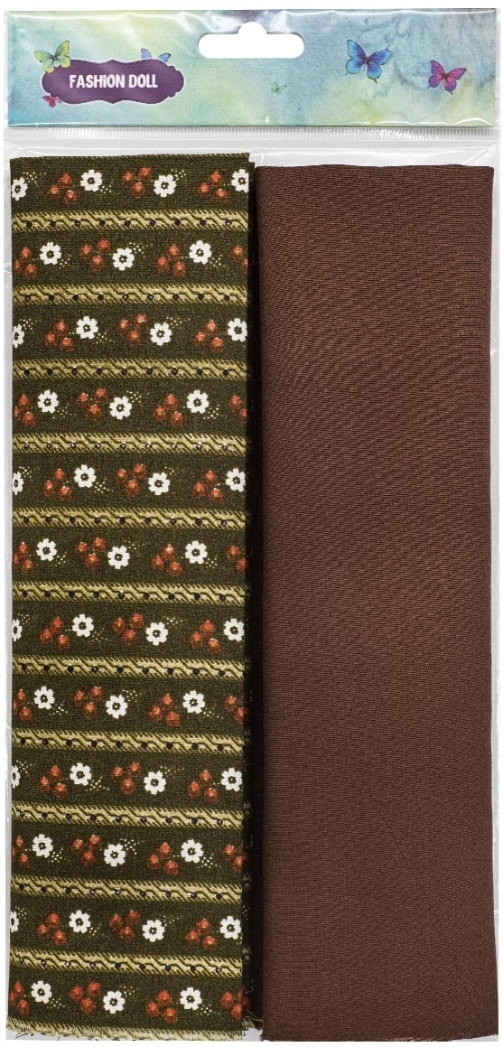 Marsh Brown Set Polyester Patchwork Fabric фото 2