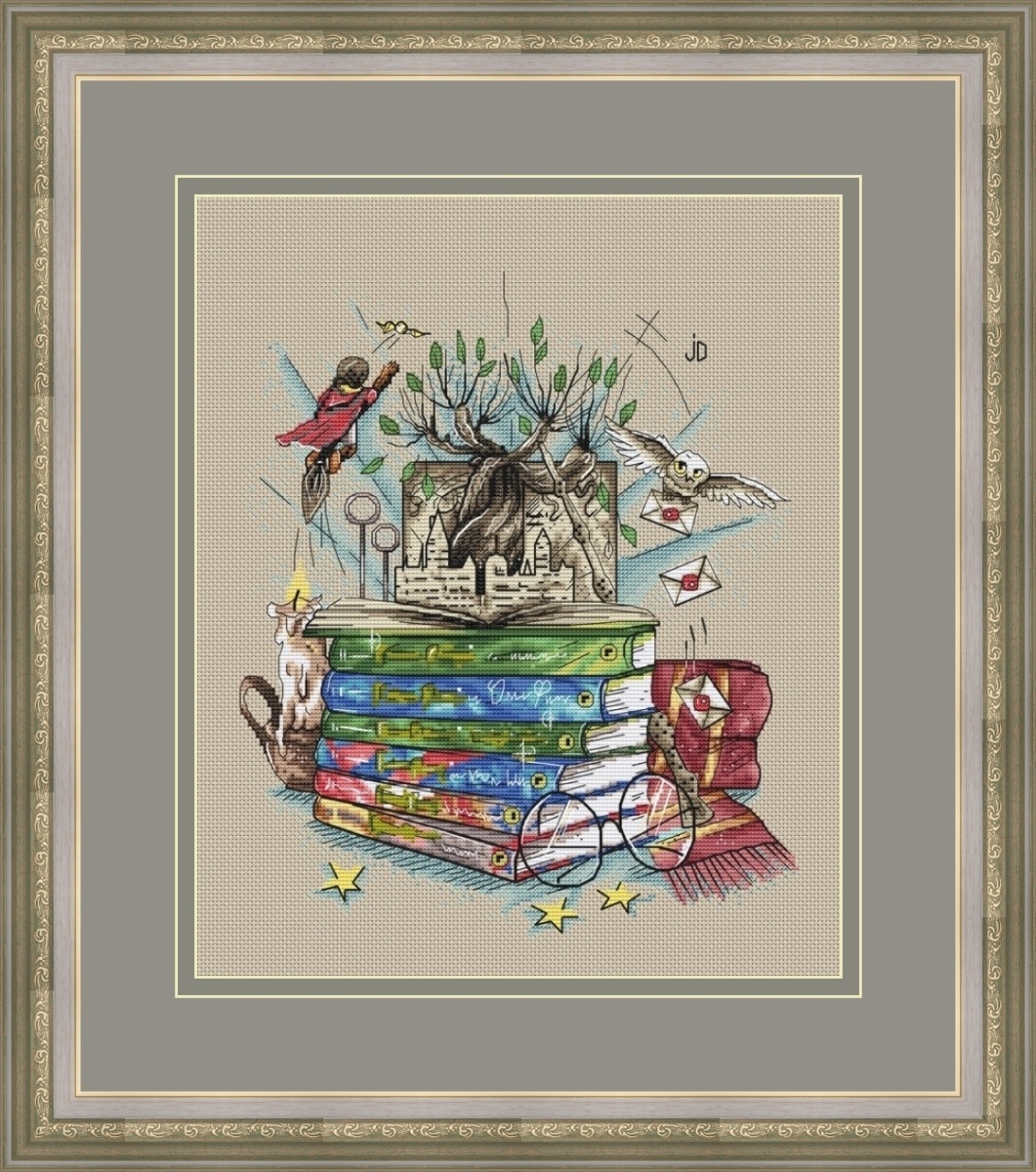 The Magic of Books Cross Stitch Pattern фото 1
