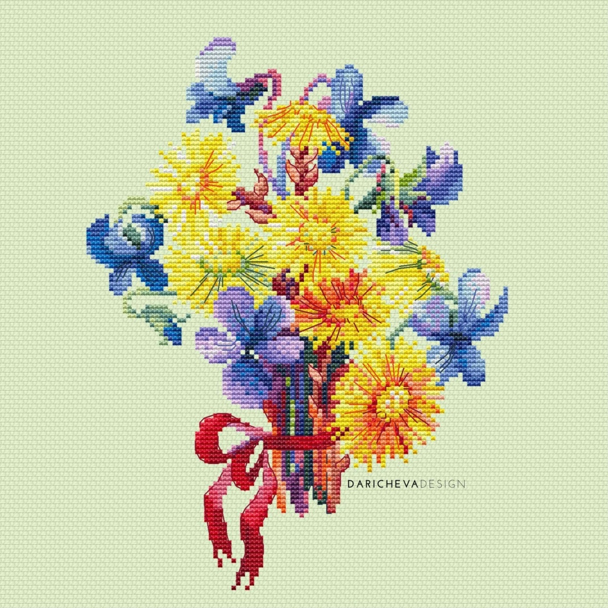 First Flowers Cross Stitch Pattern фото 6