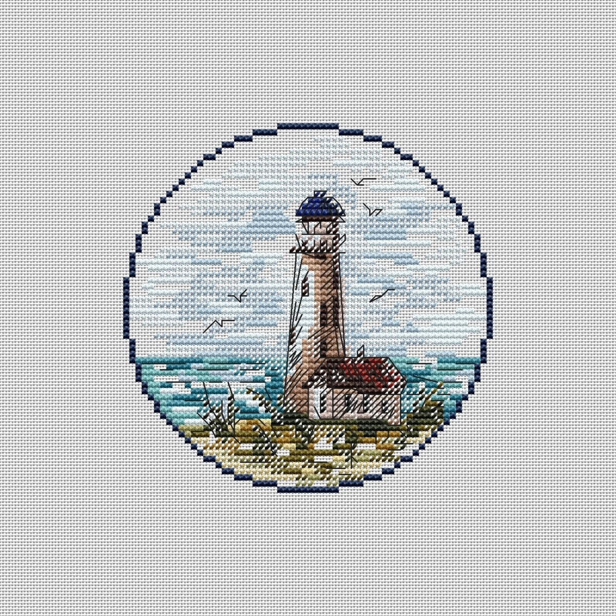 Small Lighthouse 5 Cross Stitch Pattern фото 2