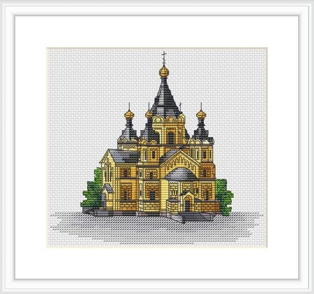 Alexander Nevsky Cathedral Cross Stitch Pattern фото 1