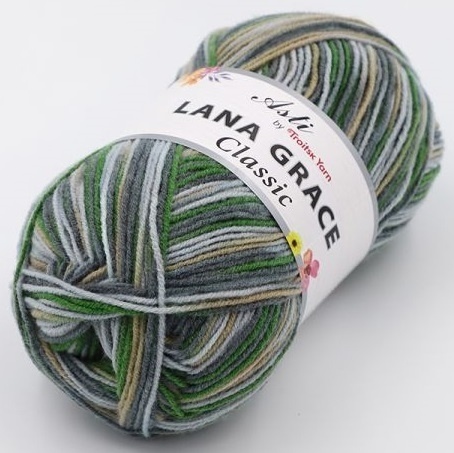 Troitsk Wool Lana Grace Classic, 25% Merino wool, 75% Super soft acrylic 5 Skein Value Pack, 500g фото 41