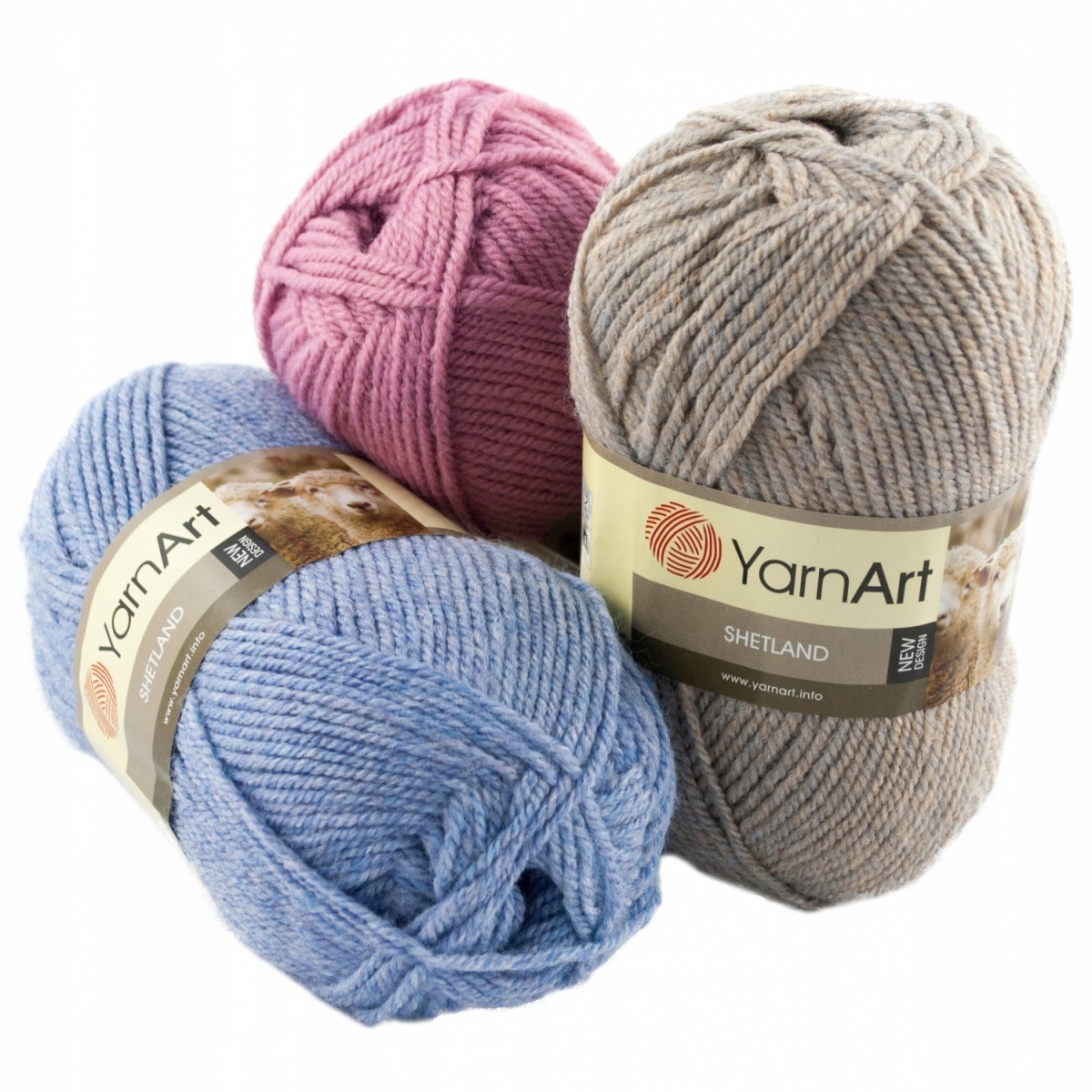 YarnArt Shetland 30% Virgin Wool, 70% Acrylic, 5 Skein Value Pack, 500g фото 1