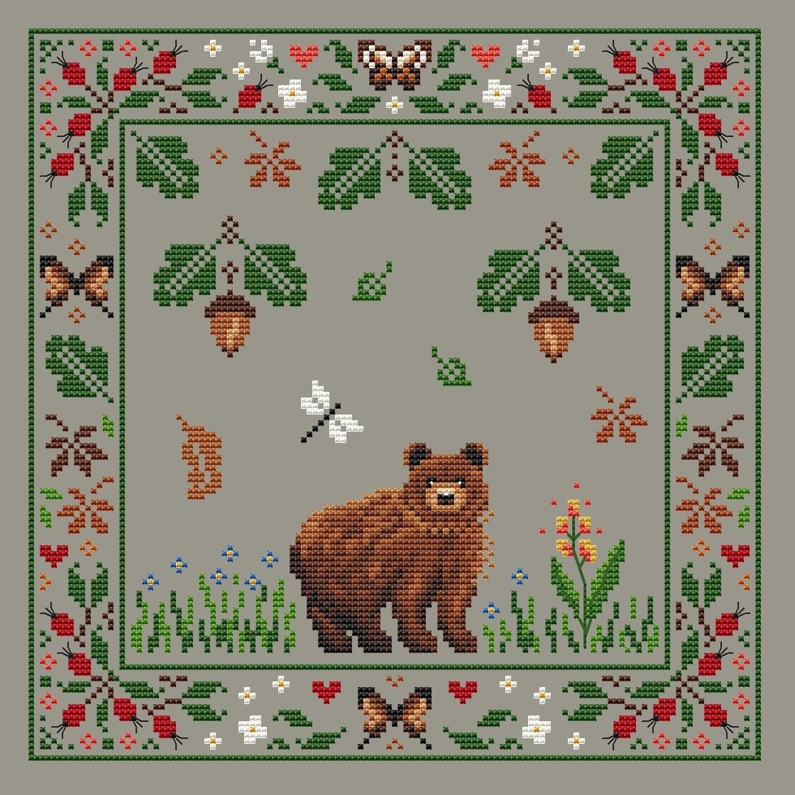 The Owner of the Forest Cross Stitch Pattern фото 2