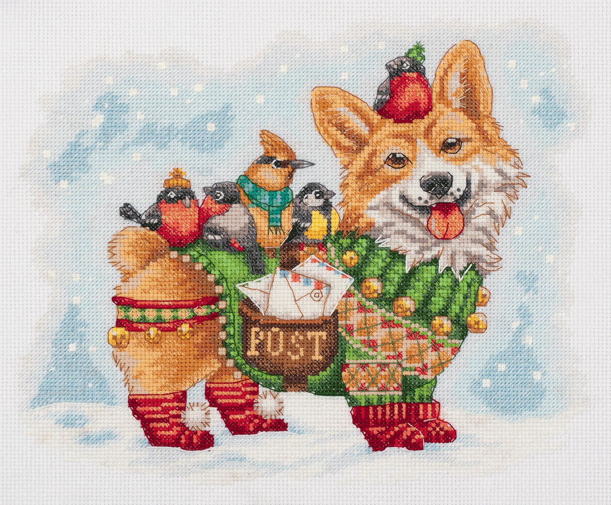 Christmas Post Cross Stitch Kit  фото 1