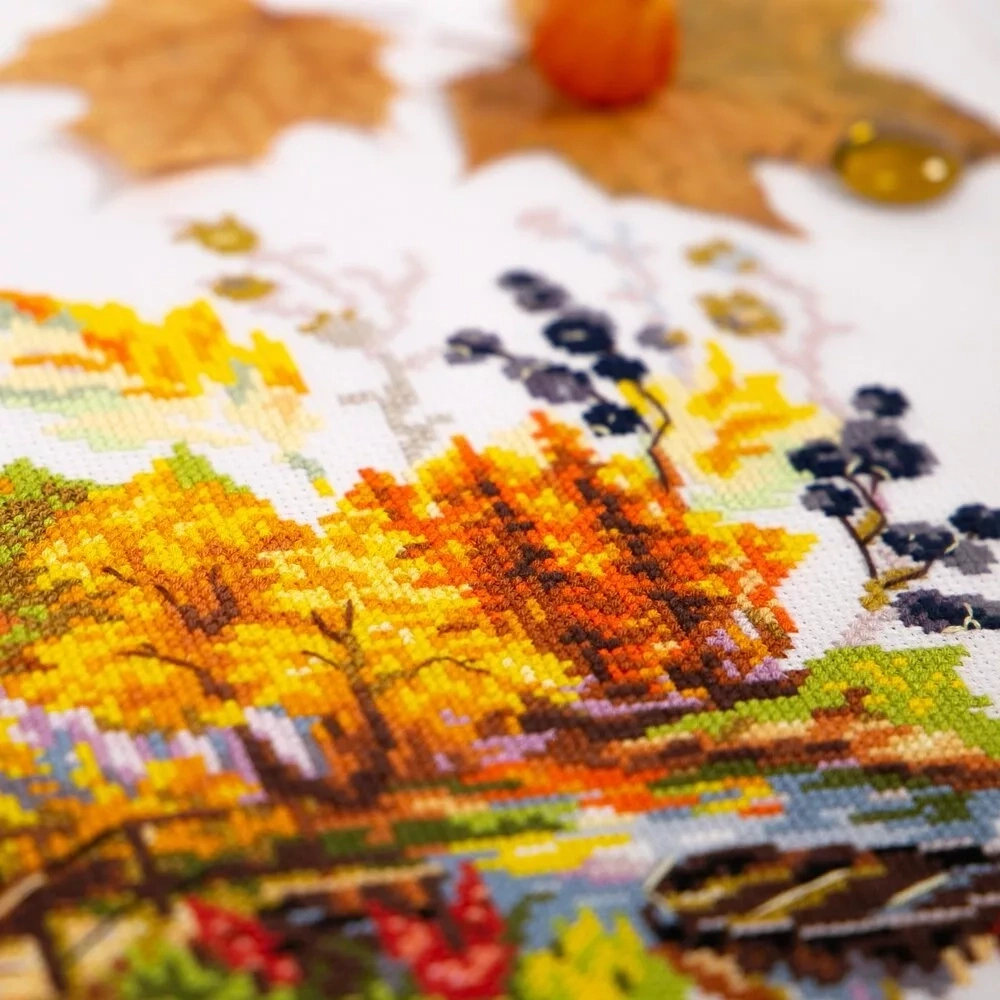 Autumn Sketches Cross Stitch Kit фото 10