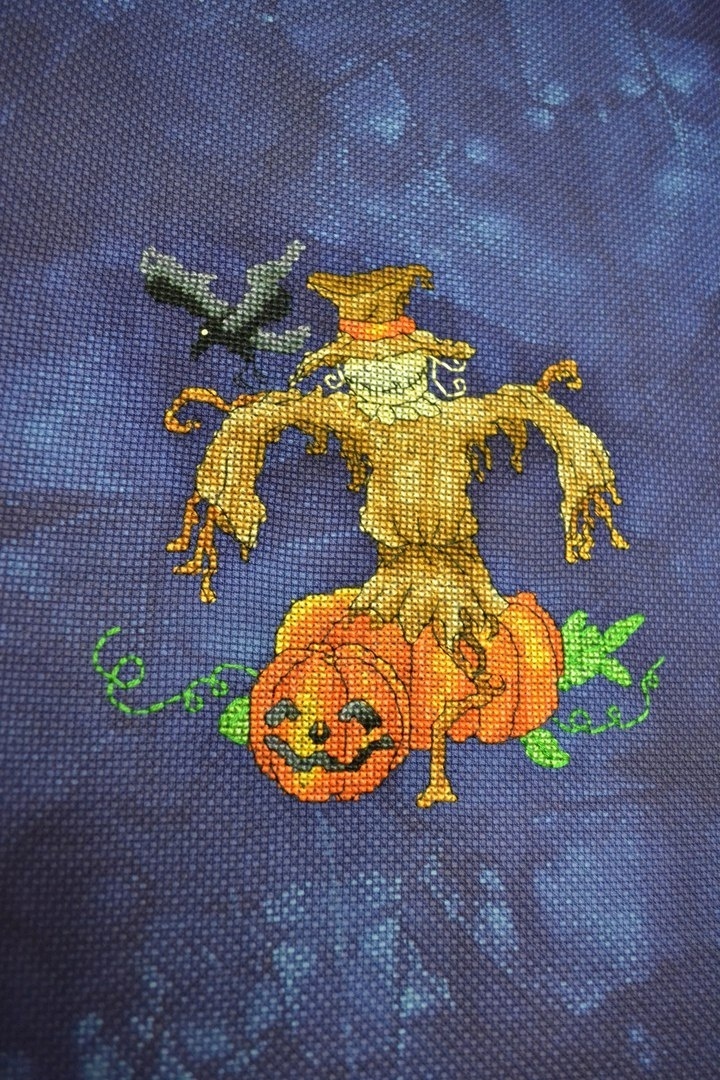 Scarecrow Cross Stitch Pattern фото 2