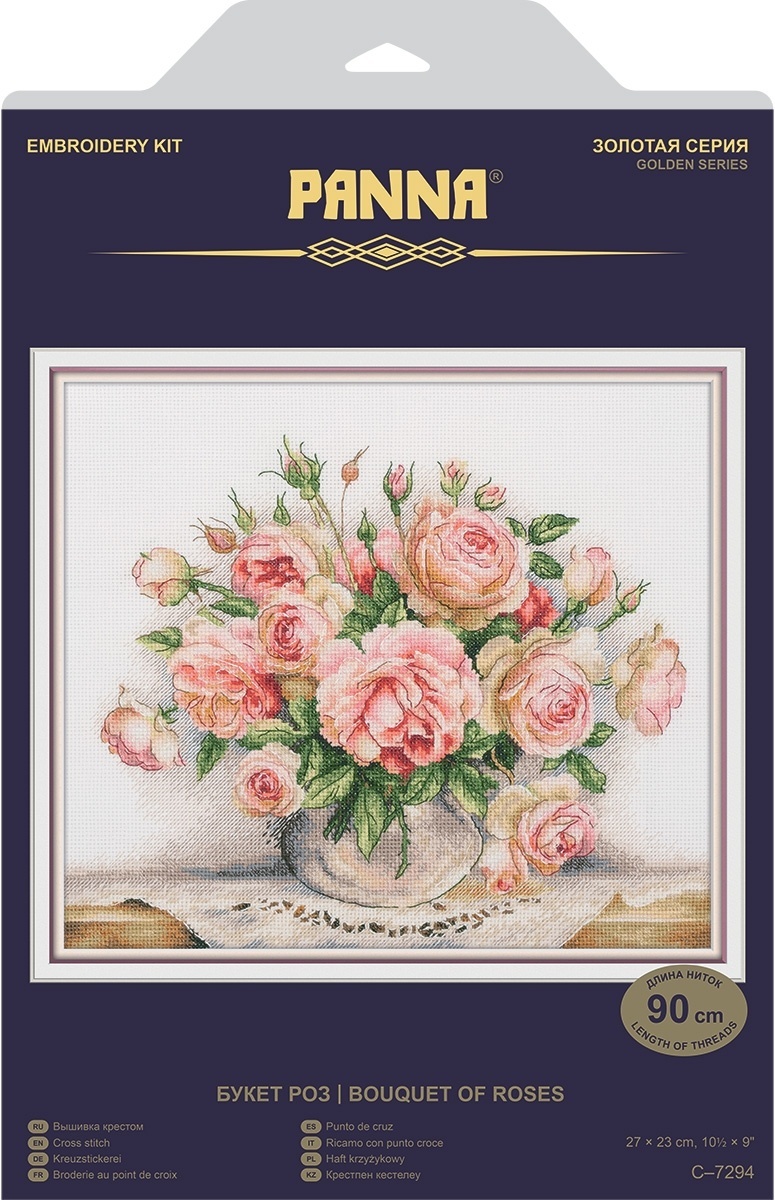 Bouquet of Roses Cross Stitch Kit фото 2