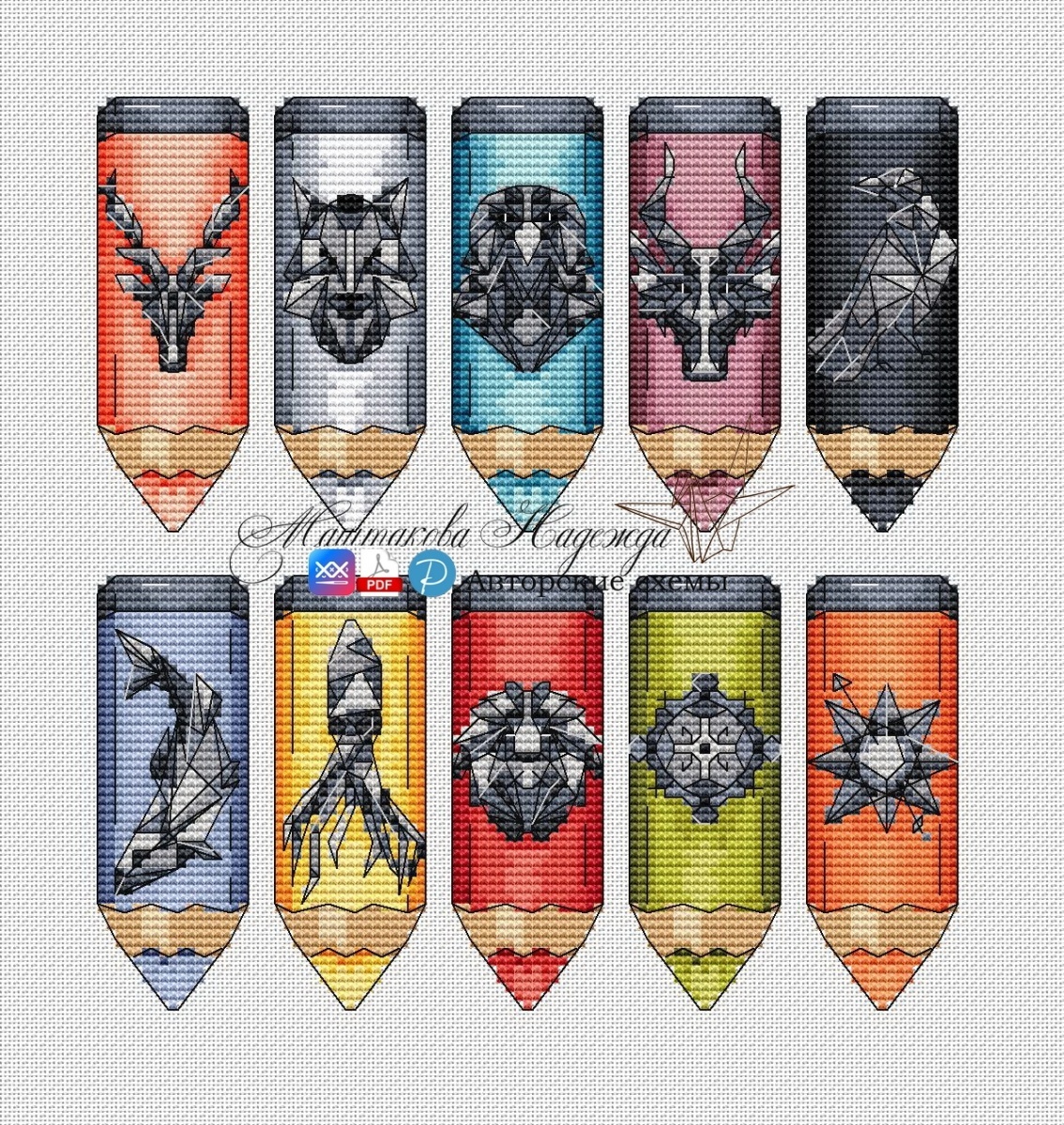The Houses of Westeros Set Cross Stitch Pattern фото 1