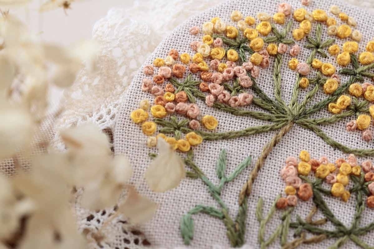 Vintage Brooches. Fennel and Lavender Embroidery Kit фото 3