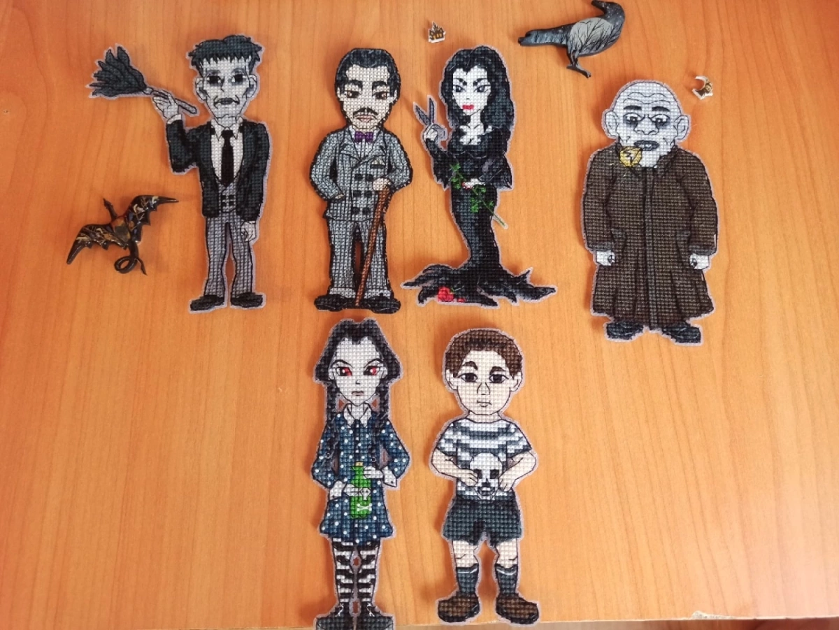 The Addams Family Set Cross Stitch Pattern фото 16