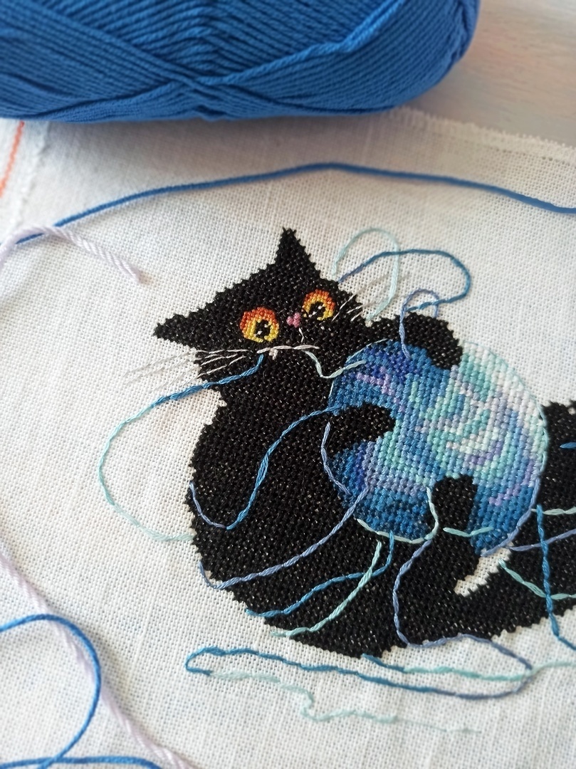 Cats. Scary Beast Cross Stitch Pattern фото 2