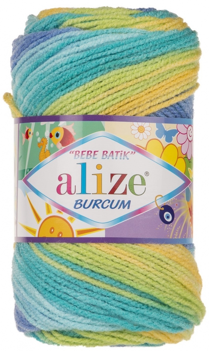 Alize Burcum Bebe Batik 100% Acrylic, 5 Skein Value Pack, 500g фото 9