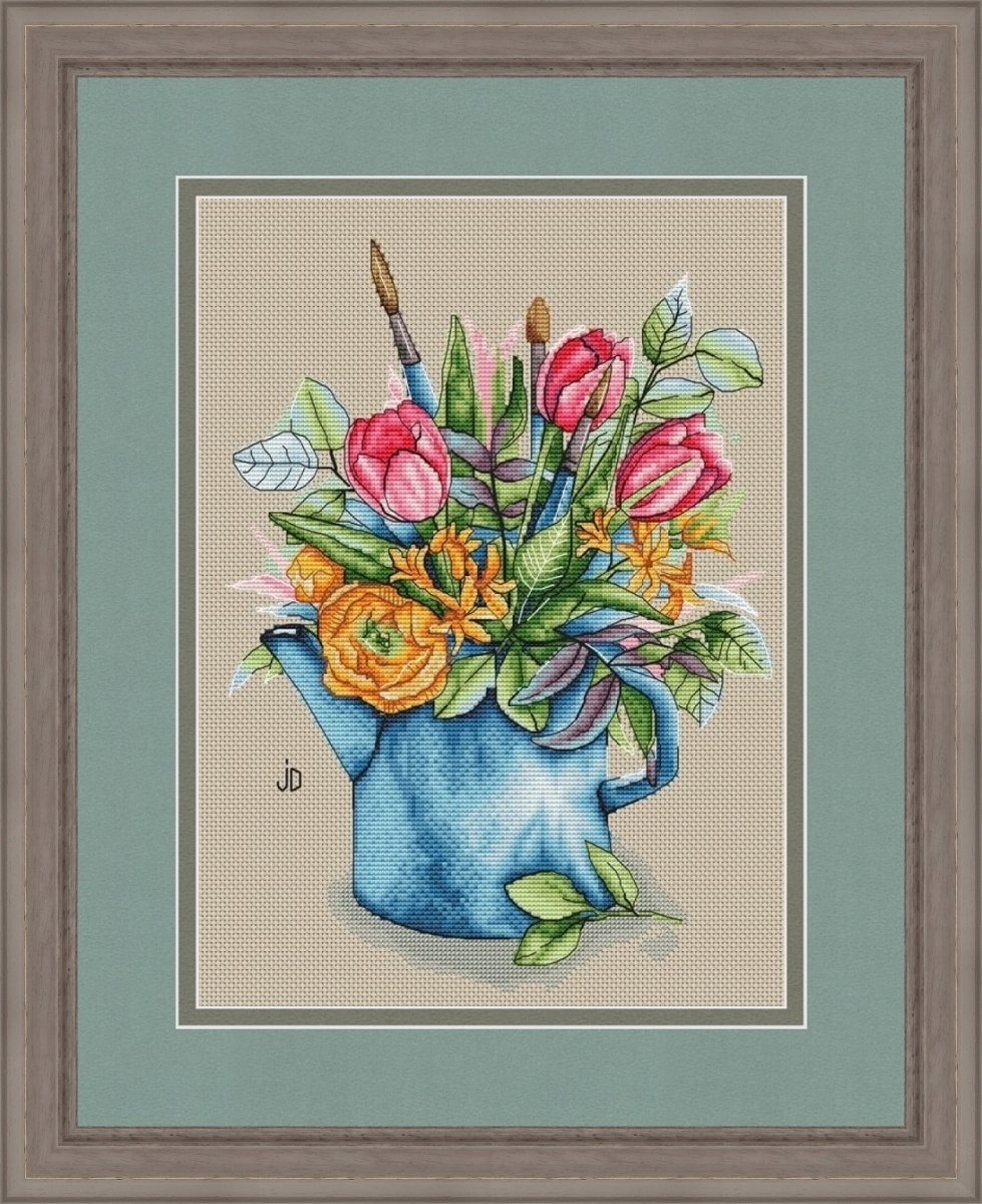 Bouquet of Spring Cross Stitch Pattern фото 1