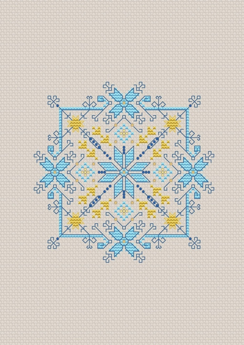 Christmas Fantasy Cross Stitch Pattern фото 1