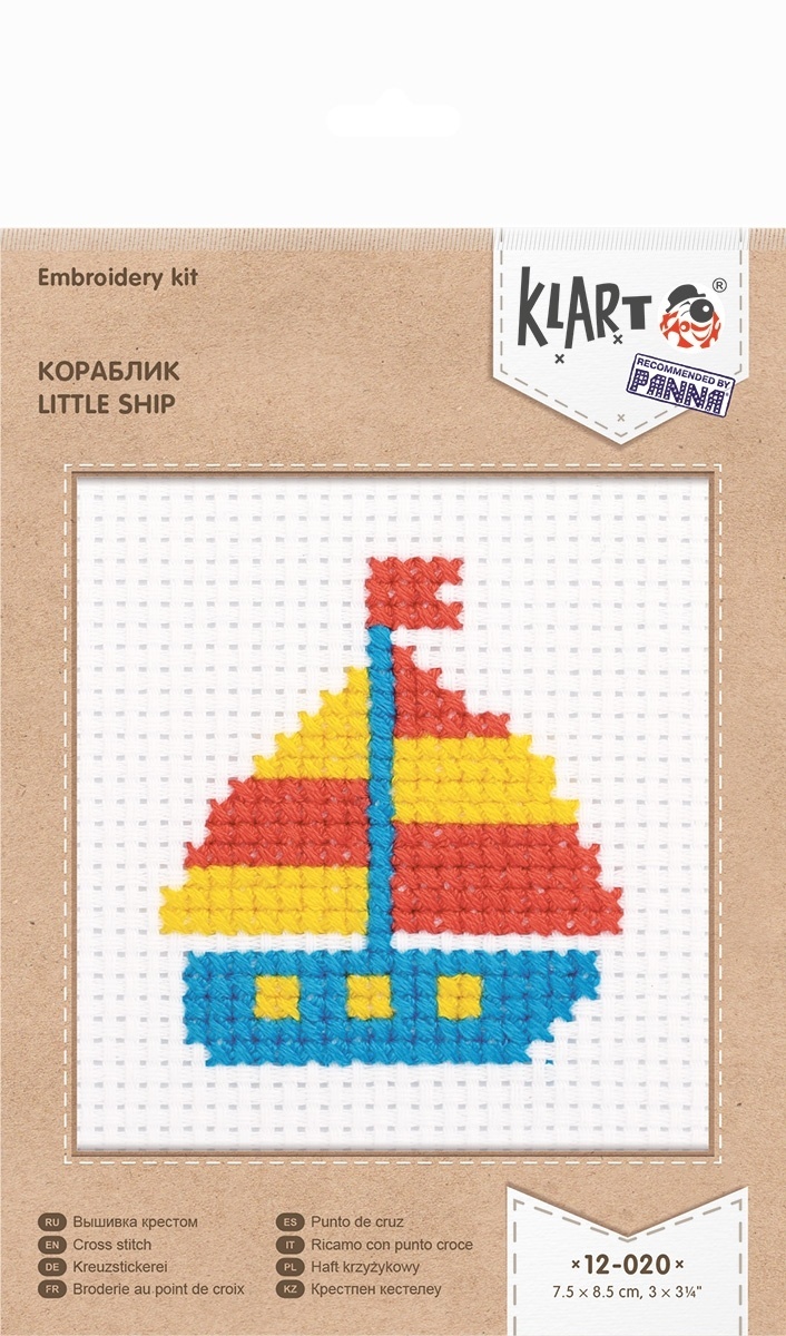 Little Blue Ship Cross Stitch Kit фото 2