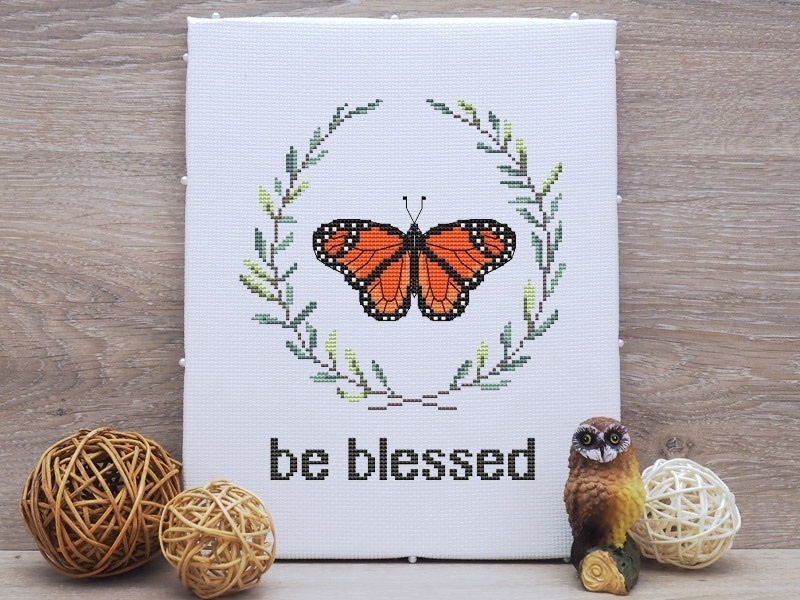 Be Blessed Cross Stitch Pattern фото 2