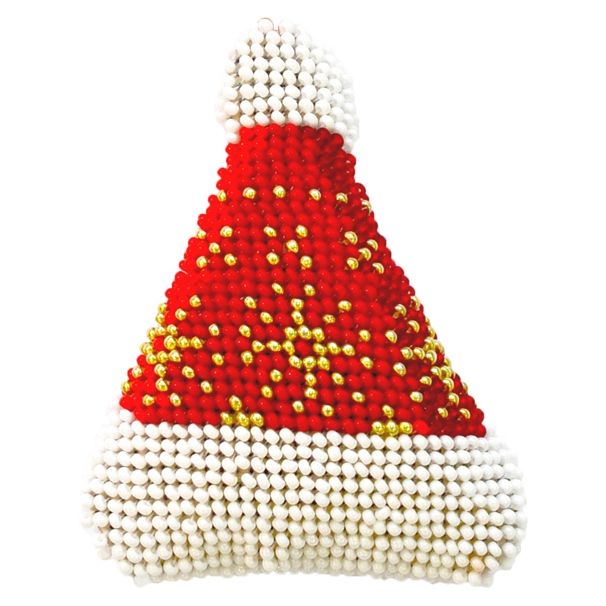 New Year's Toy Hat Bead Embroidery Kit фото 1