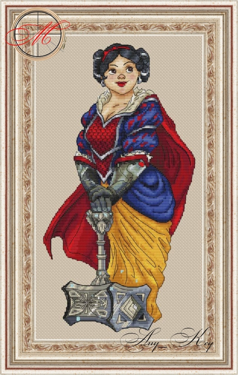 Dwarf Snow White Cross Stitch Pattern фото 1
