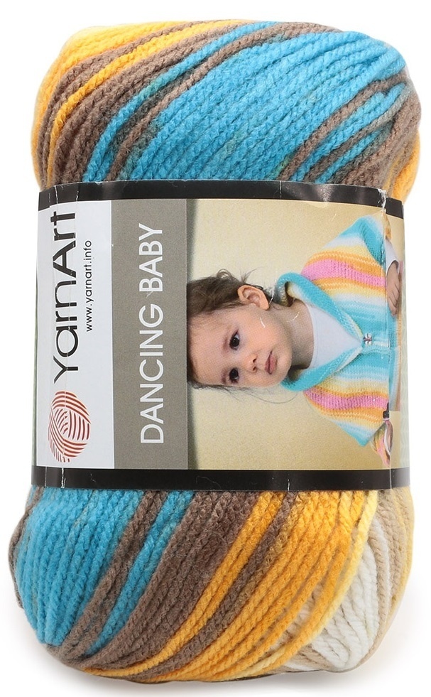 YarnArt Dancing Baby, 100% Premium Acrylic, 5 Skein Value Pack, 500g фото 5