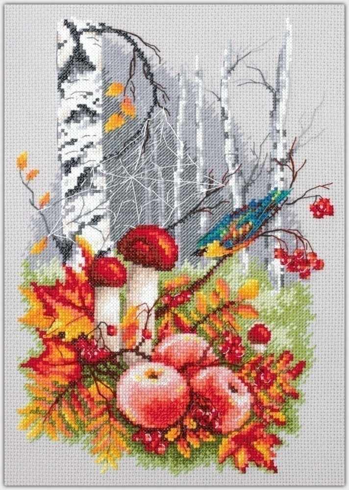 Autumn Colors Cross Stitch Kit by Magic Needle фото 1