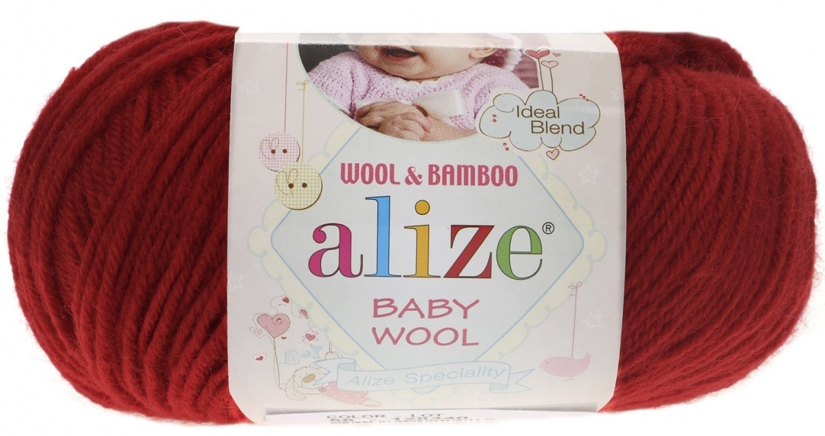 Alize Baby Wool, 40% wool, 20% bamboo, 40% acrylic 10 Skein Value Pack, 500g фото 1