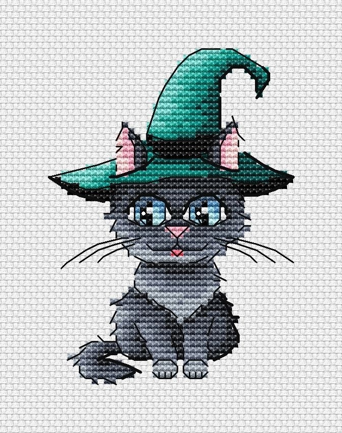 Biscuit Cat Cross Stitch Pattern фото 1