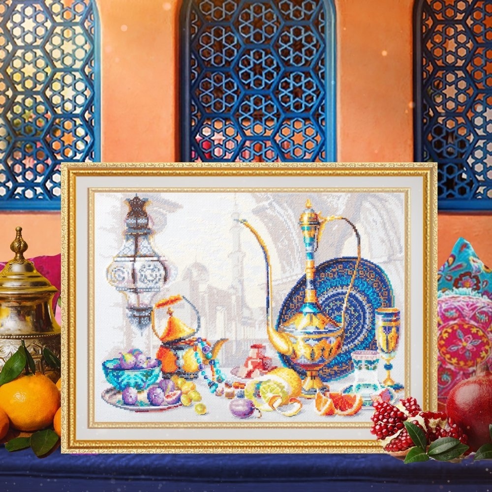 Bright Colors Of Morocco Cross Stitch Kit фото 4