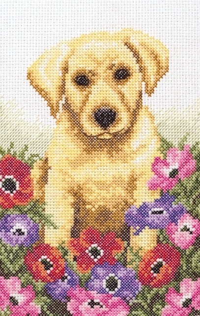 Puppy Cross Stitch Kit фото 1