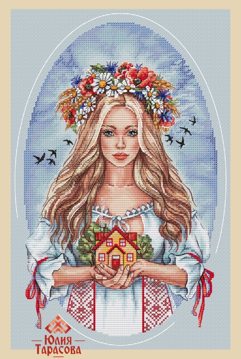 Patroness of the House Cross Stitch Pattern фото 1