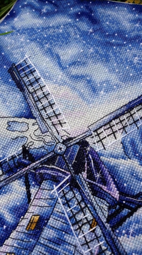 Star Mill Cross Stitch Pattern фото 4