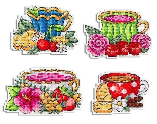 Magnets.Tea Fantasy Cross Stitch Kit фото 1