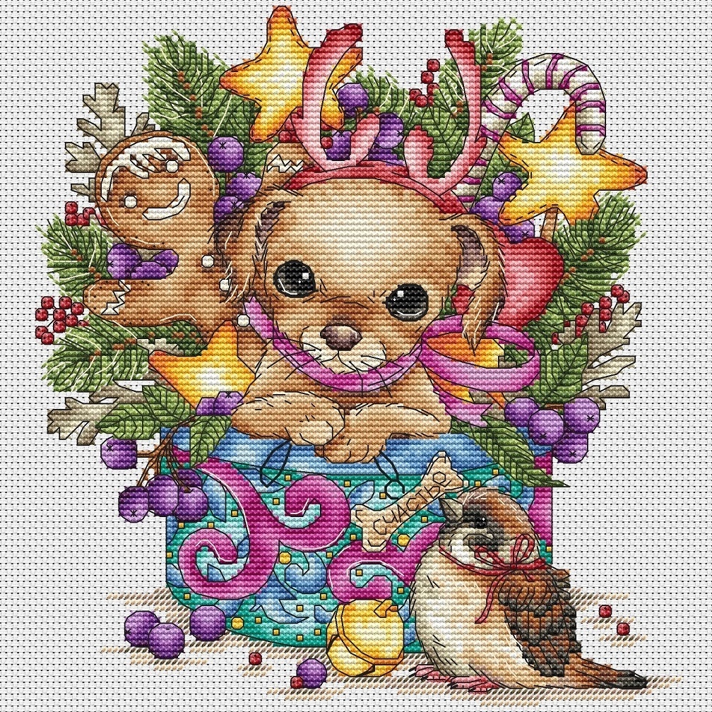 Happiness in the House Cross Stitch Pattern фото 1