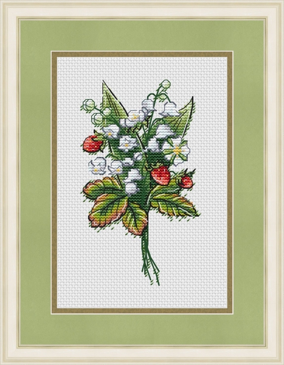 A Summer Bouquet Cross Stitch Pattern фото 2