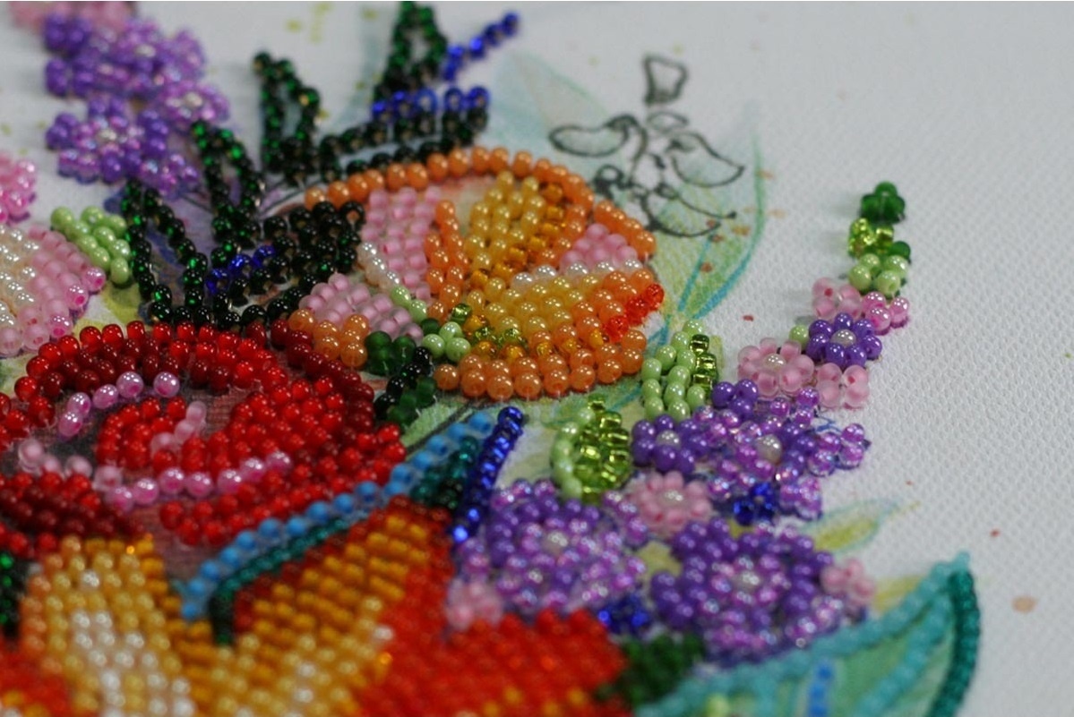 Flower Extravaganza Bead Embroidery Kit фото 4