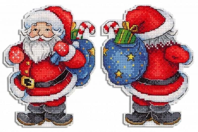 Merry Santa Cross Stitch Kit фото 1
