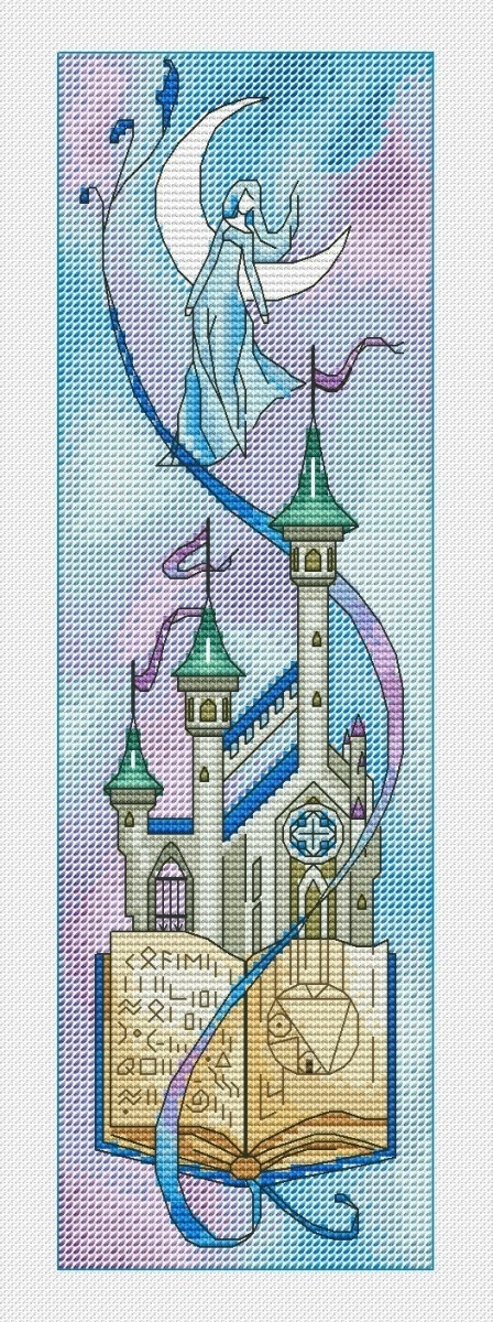Fairy Magic Castle Cross Stitch Pattern фото 1