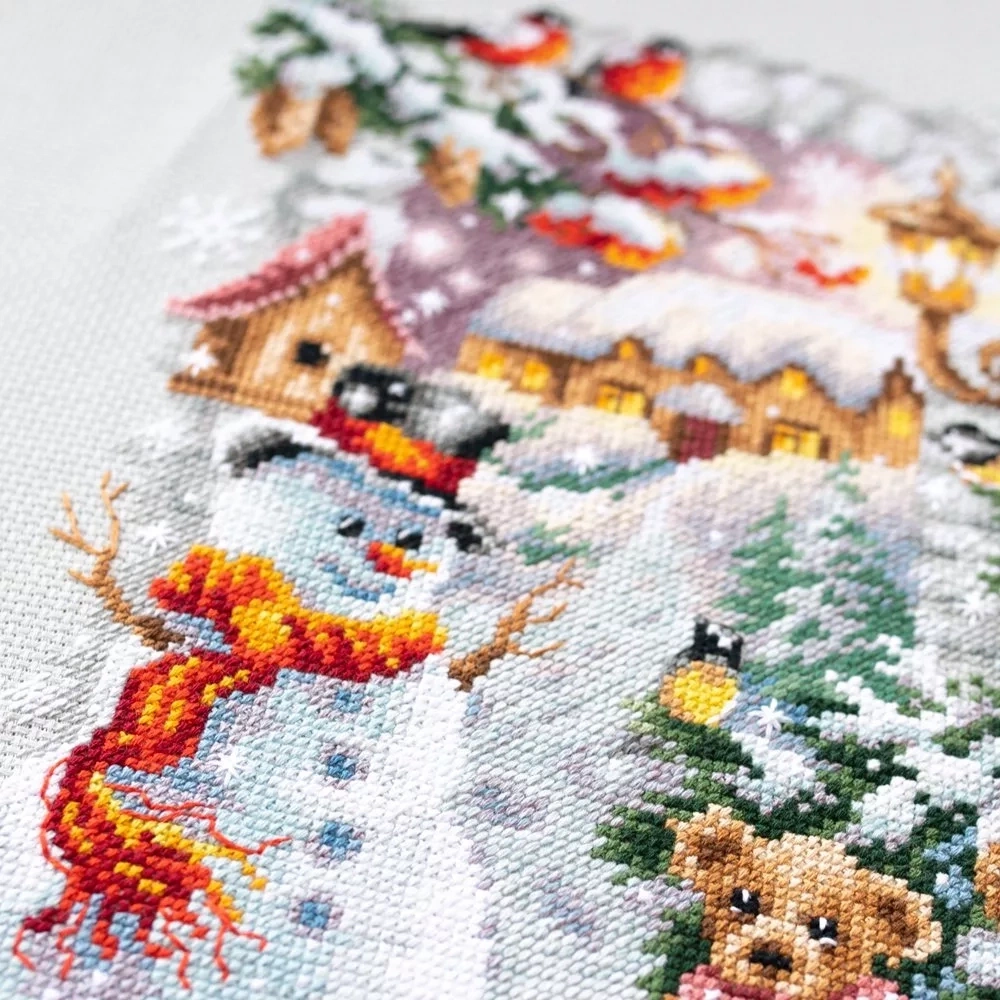 Winter Holiday Cross Stitch Kit фото 7