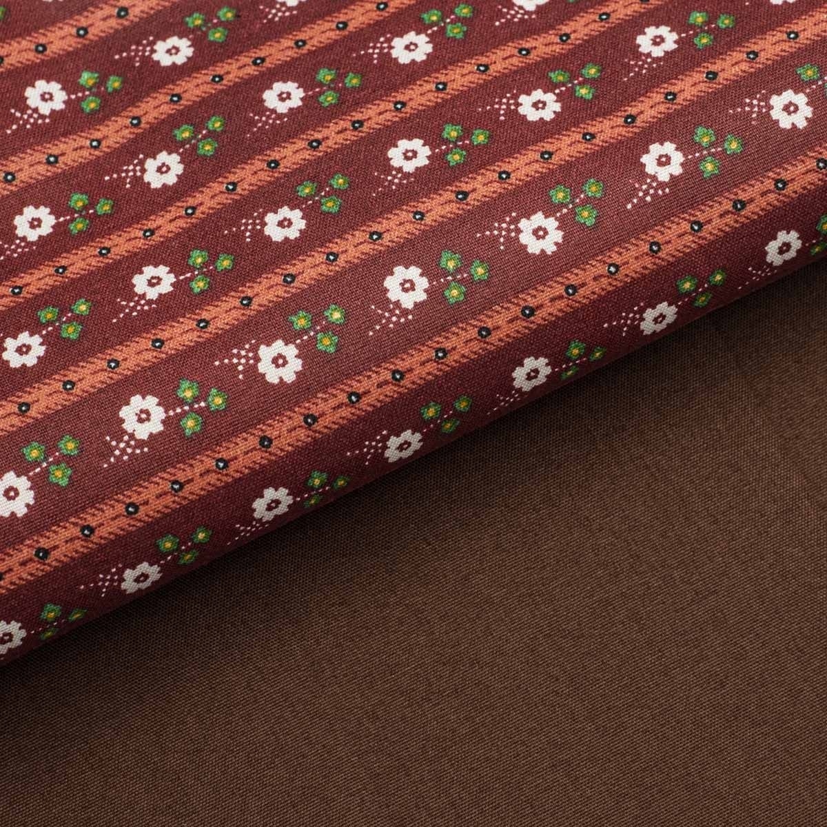 Brown Set Polyester Patchwork Fabric фото 1
