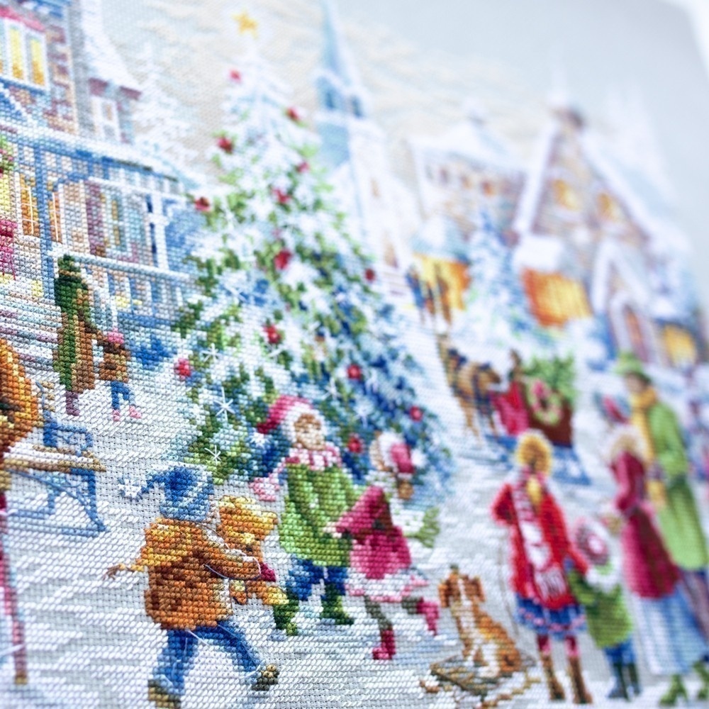 Christmas Eve Cross Stitch Kit by Magic Needle фото 8