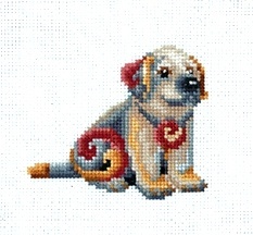 Statuette Dog Cross Stitch Kit фото 1
