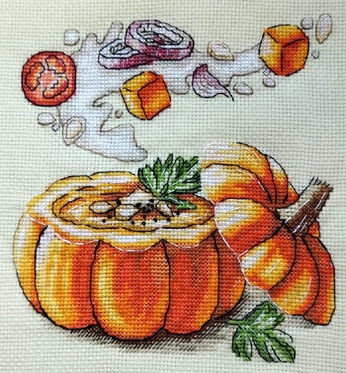 Autumn Soup Cross Stitch Pattern фото 5