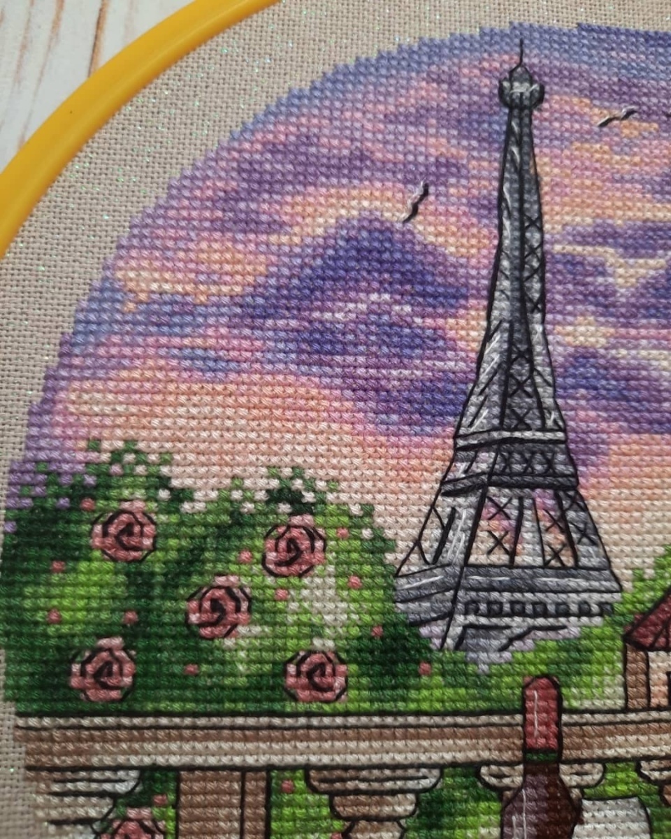Evening in Paris Cross Stitch Pattern фото 4