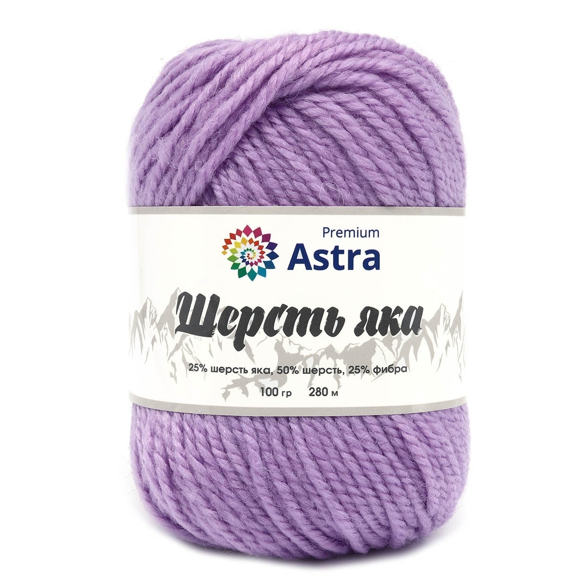 Astra Premium Yak Wool, 25% yak wool, 50% wool, 25% fiber, 2 Skein Value Pack, 200g фото 1