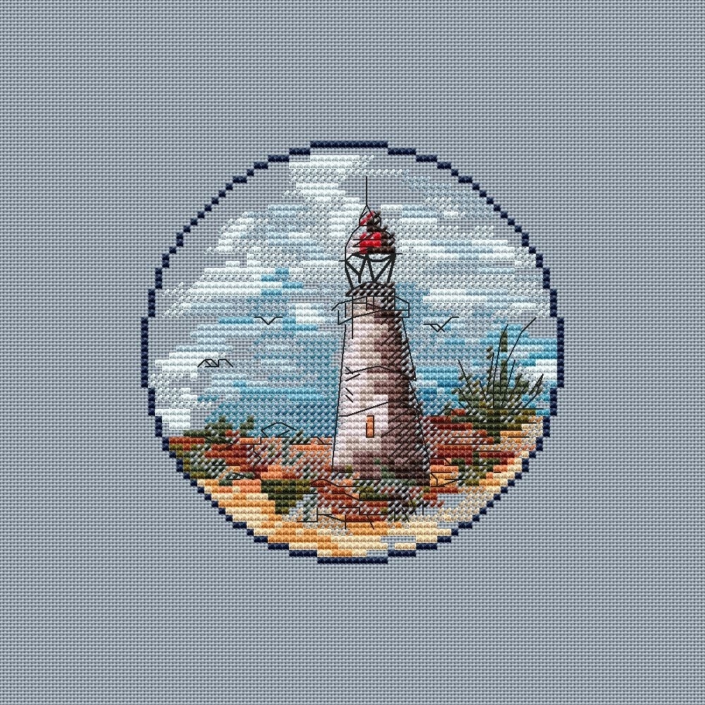 Small Lighthouse 4 Cross Stitch Pattern фото 3