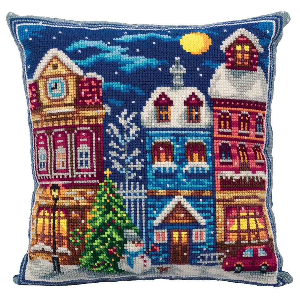 Winter Town Cross Stitch Kit фото 1