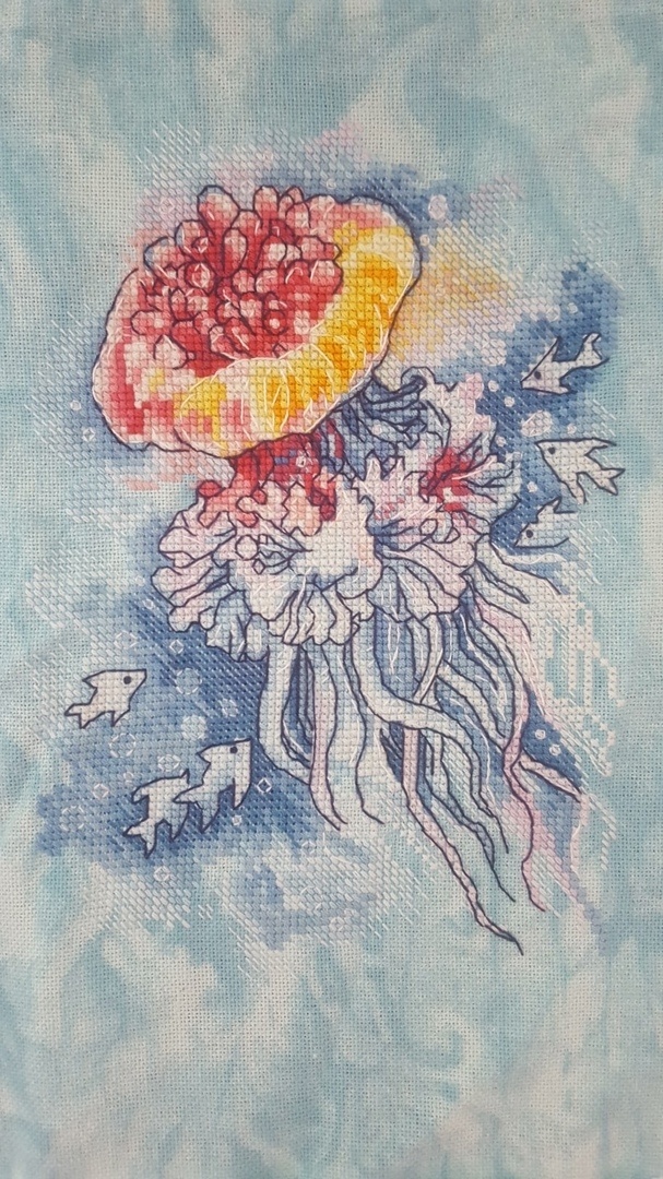 A Jellyfish Cross Stitch Chart фото 2