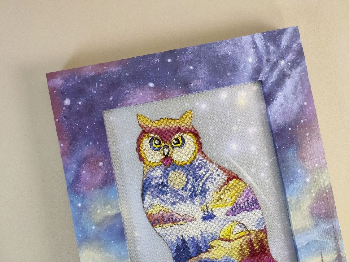 Owl in Jupiter Cross Stitch Pattern фото 3